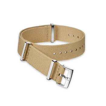 Dây đồng hồ Nato Omega 20mm màu be O031CWZ007567 chính hãng