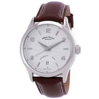 Đồng hồ Armand Nicolet M02-4 tự động mặt bạc dành cho nam chính hãng