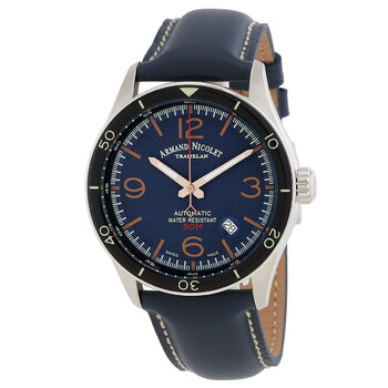Đồng hồ Armand Nicolet M2H Automatic mặt xanh dành cho nam A740HNA-BS-P140BU2 chính hãng