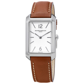 Đồng hồ nam Baume Et Mercier Hampton Quartz mặt bạc M0A10670 chính hãng