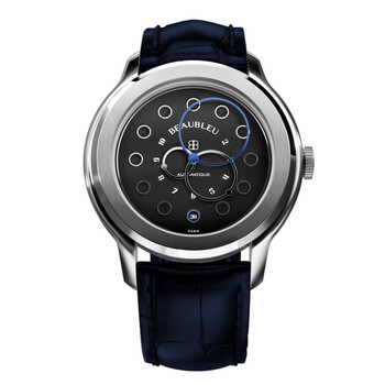 Đồng hồ Beaubleu Vitruve B03-DAT-BK-Blue mặt đen nam chính hãng