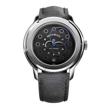 Đồng hồ Beaubleu Vitruve mặt đen nam B03-DAT-BK-Grey chính hãng