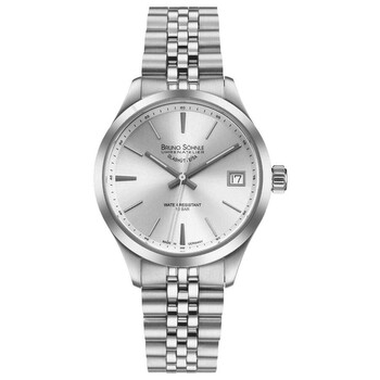 Đồng hồ Bruno Sohnle Turin Quartz mặt bạc unisex 17-13226-242 chính hãng