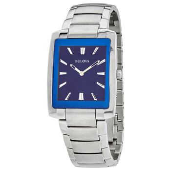 Đồng hồ Bulova Classic mặt số xanh nam 96A169 chính hãng