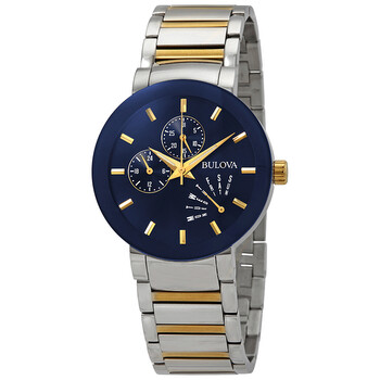 Đồng hồ nam Bulova 98C123 mặt xanh hiện đại chính hãng
