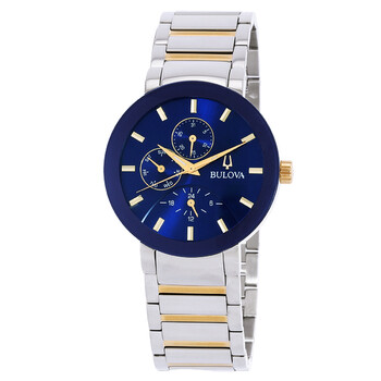 Đồng hồ Bulova 98C148 nam mặt xanh chính hãng