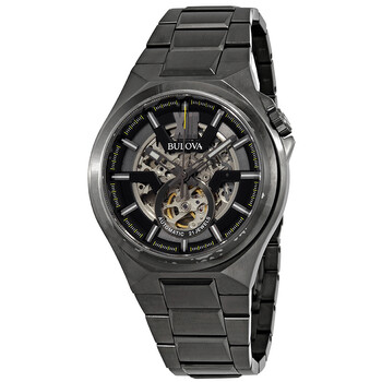 Đồng hồ Bulova Classic Automatic Nam Mặt Skeleton Gunmetal 98A179 chính hãng