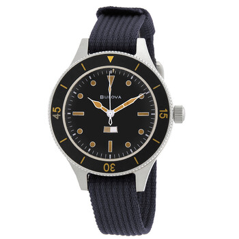 Đồng hồ nam Bulova Archive Mil-Ships-W-2181 mặt đen tự động 98A266 chính hãng