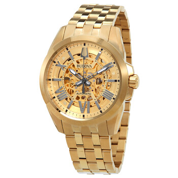 Đồng hồ Bulova Sutton Automatic vàng nam 97A162 chính hãng