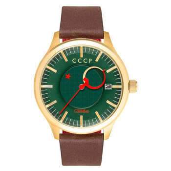 Đồng hồ Cccp Heroes Kamzolkin tự động mặt xanh nam CP-7077-03 chính hãng