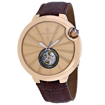 Đồng hồ tự động Christian Van Sant Cyclone CV0148 mặt đen nam chính hãng