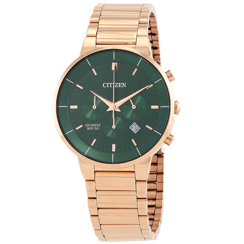 Đồng hồ Citizen Chronograph Quartz mặt xanh AN8223-54X nam chính hãng