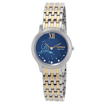 Đồng hồ Citizen Ariel Diamond Disney Công chúa Xanh EX1499-50W chính hãng