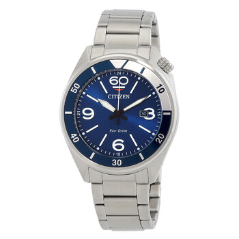 Đồng hồ Citizen mặt xanh nam AW1711-87L chính hãng