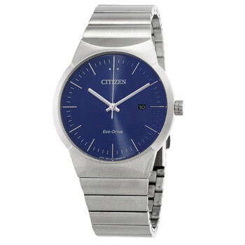 Đồng hồ Citizen Axiom Eco-Drive mặt xanh BM7580-51L chính hãng
