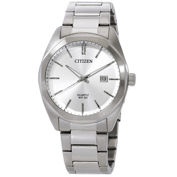 Đồng hồ Citizen Quartz mặt bạc nam BI5110-54A chính hãng
