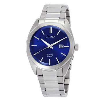 Đồng hồ Citizen Quartz mặt xanh nam BI5110-54L chính hãng