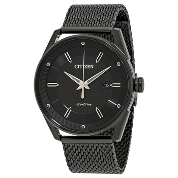 Đồng hồ Citizen BM6988-57E mặt đen dây kim loại đen nam chính hãng