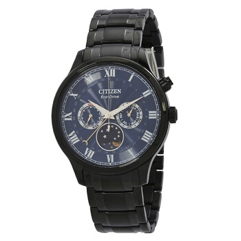 Đồng hồ Citizen Chronograph mặt xanh AP1055-87L nam chính hãng