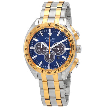Đồng hồ Citizen Chronograph Mặt xanh CA4544-53L chính hãng