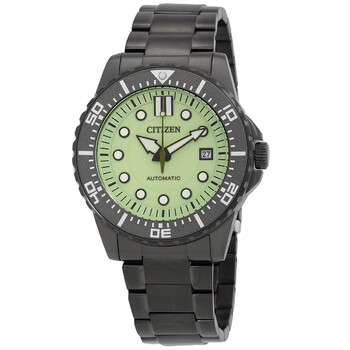 Đồng hồ Citizen cơ tự động mặt xanh NJ0177-84X chính hãng