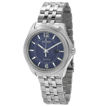 Đồng hồ Citizen Corso Eco-Drive mặt xanh nam AW1740-54L chính hãng