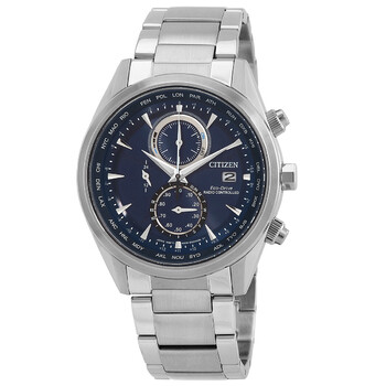 Đồng hồ Citizen Eco-Drive Nam AT8260-85L Mặt Xanh Chronograph chính hãng