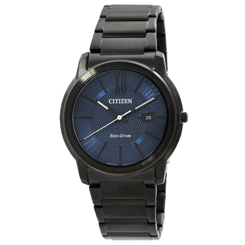 Đồng hồ Citizen Eco-Drive mặt xanh AW1217-83L chính hãng