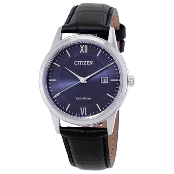 Đồng hồ Citizen Eco-Drive mặt xanh nam AW1780-09L chính hãng