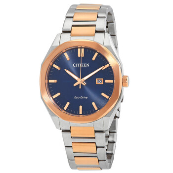 Đồng hồ Citizen Eco-Drive mặt số xanh đen BM7606-84L chính hãng