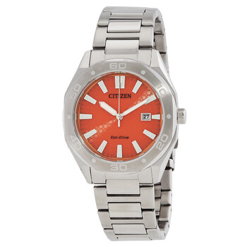 Đồng hồ Citizen Eco-Drive mặt cam BM7630-80Z nam chính hãng