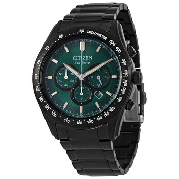 Đồng hồ Citizen Eco-Drive Chronograph mặt xanh CA4455-86X chính hãng