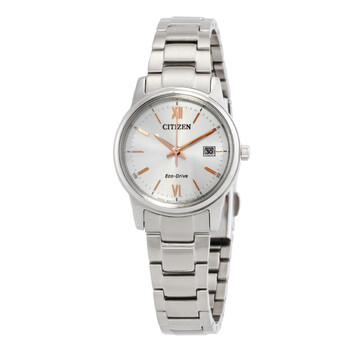 Đồng hồ Citizen mặt bạc nữ EW2318-73A chính hãng