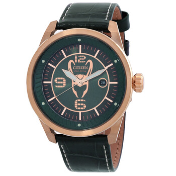 Đồng hồ Citizen Loki Marvel mặt xanh nam AW1363-06W chính hãng