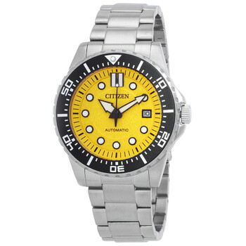 Đồng hồ Citizen Automatic Mặt Vàng Nam NJ0170-83Z chính hãng