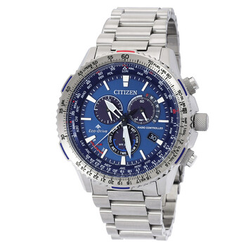 Đồng hồ Citizen Promaster CB5000-50L Nam mặt xanh chrono thế giới chính hãng