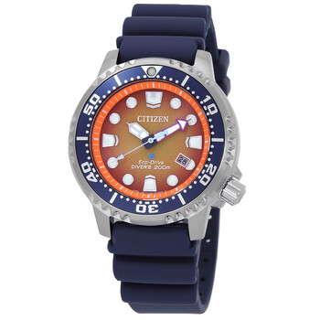 Đồng hồ Citizen Promaster Dive Eco-Drive mặt cam BN0169-03X chính hãng