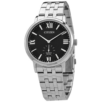 Đồng hồ Citizen Quartz mặt đen dây kim loại BE9170-72E chính hãng