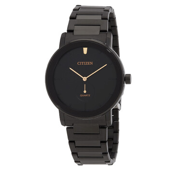 Đồng hồ Citizen Quartz BE9187-53E mặt đen nam chính hãng