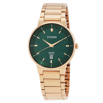 Đồng hồ Citizen Quartz mặt xanh nam BI5123-52X chính hãng