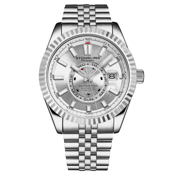 Đồng hồ cơ nam Stuhrling Original Symphony M18242 mặt bạc chính hãng