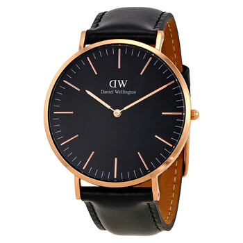 Đồng hồ Daniel Wellington Classic Sheffield mặt đen 40mm chính hãng