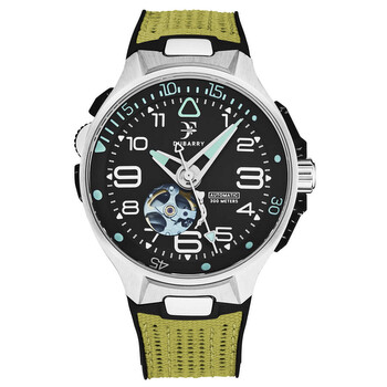 Đồng hồ Franck Dubarry Deep Ocean Automatic nam mặt đen xanh đen chính hãng