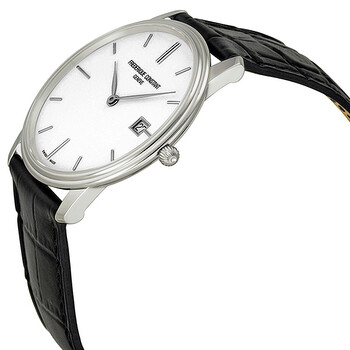 Đồng hồ Frederique Constant Slim Line Mặt Trắng FC-220NW4S6 chính hãng
