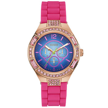 Đồng hồ Guess Lollipop nữ mặt quartz vàng hồng W0777L1 chính hãng