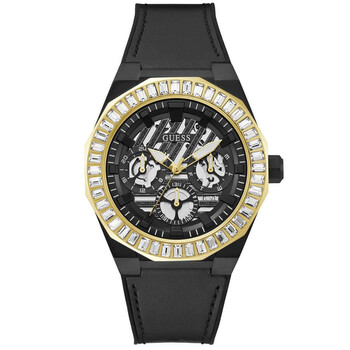 Đồng hồ Guess nam mặt tròn đen GW0567G1 chính hãng