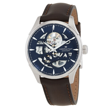 Đồng hồ Hamilton Jazzmaster Skeleton Automatic Mặt Xanh Nam H42535541 chính hãng
