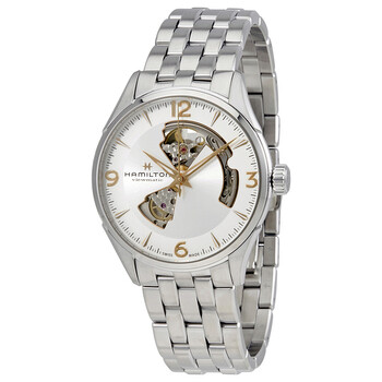 Đồng hồ Hamilton Jazzmaster Open Heart H32705151 nam bạc chính hãng