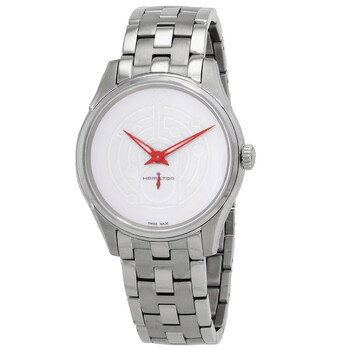 Đồng hồ Hamilton Jazzmaster Thinline Quartz mặt trắng H38421110 chính hãng