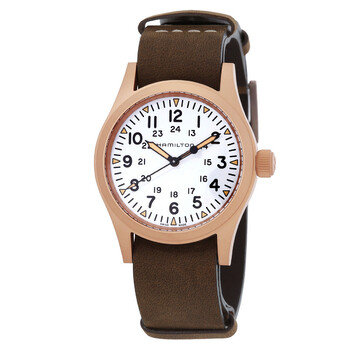 Đồng hồ Hamilton Khaki Field Automatic mặt trắng nam H69459510 chính hãng